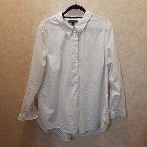 White Button Down Shirt (Boyfriend Style)
